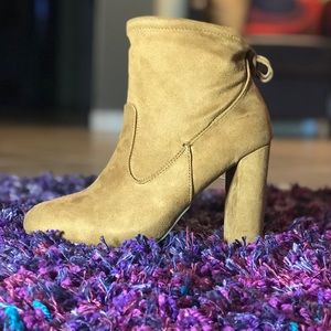 Tan heels/ winter boots